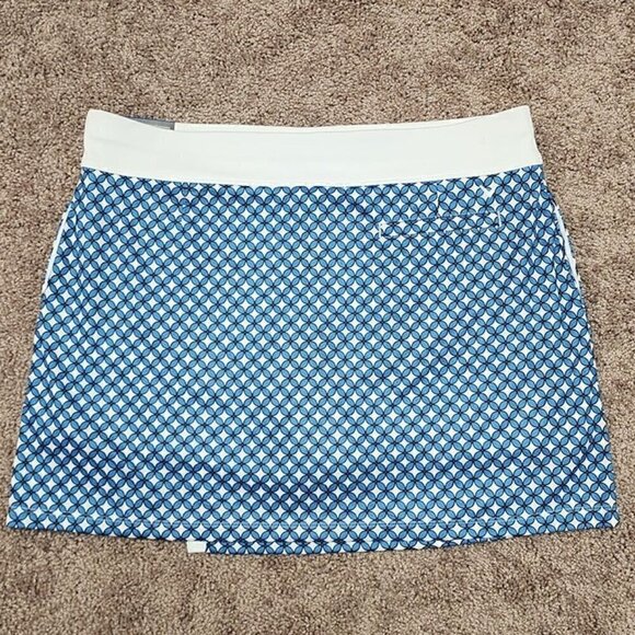 Callaway TrueSculpt Women's Tennis Skort Golf Skirt Blue Sea Star - Size XL - Picture 9 of 12